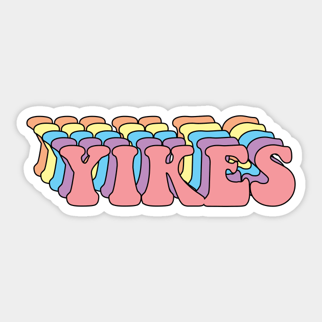 yikes Sticker by paulusjart